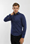 Long Sleeve Buttoned White Printed Koton Men Shirt - 6