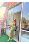 Yeşil Slim Elbise - 2