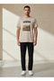 Men Slim Fit Crew Neck Short Sleeve South Africa Graphic Print T-shirt - 2