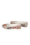 New Year Themed Printed Colorful Women's Ballerinas - 4