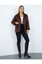 Zr Torba Cep Garden Leather Plush Coat - 4