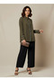 Shirt with Pearl Embellishment and Long Sleeves - 2