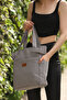 Canvas Women's Large Size Shoulder Bag - 4