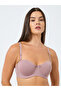 Pack of 2 - Padded Wired Solid Balconette Bra - 7