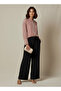 Shirt with Pearl Embellishment and Long Sleeves - 2