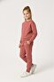 Basic Pocketed Girls-Boys Transitional Piece Children's Tracksuit Set M00776 Dried Rose - 5