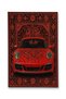 Mosso Car Themed Pattern Woven Base Vintage Decorative Carpet Mosso1835