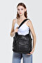 Barcelona Multi-Pocket Daily Adjustable Strap Large Size Women's Shoulder and Backpack Brown - 5