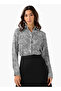 Regular Fit Viscose Shirt with Print