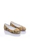New Year Themed Printed Colorful Women's Ballerinas - 3