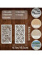 1Pc Stencil Painting Template Scrapbook Wood Fabric Wall Painting - 3