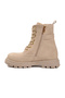 Beige Fleece-Lined Non-Slip Girls' Boots Aleda F - 4