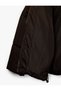Long Sleeve Pocketed Zippered Water Repellent K Hooded Anorak Puffer Jacket - 6