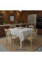 🆕 Straw Pattern Lace Look Easy to Clean Liquid Proof Hole-Free Pvc Tablecloth 120 X 150 - 3