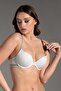 Women's Push-Up Gray Bra - Stylish Design C6T1N1533 - 2