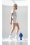 Women's 2-Piece Tennis Socks Set – Black & White Striped Sports Socks – Breathable Cotton - 8