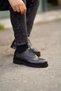 Gavin Black Men's Leather Shoes - 5