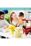 Hot Air Popcorn Machine, 1200W Electric Popper (Small, Red) - 2