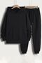 Unisex just chill and have fun Printed Tracksuit Set - 2