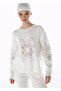 Colorful Star Patterned Merino Wool Knitwear Ecru - 4