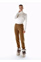 Merino Wool Knitwear Sports Pants Camel - 4
