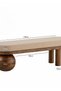 masif ahşap puf bench - 6