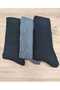 Men's 3 Pairs of Comfortable Rubber Premium Series Socks with Towel Soles - 5