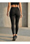 Black Fleece-Lined High Waist Pocket Leggings - 2
