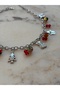Silver Color Christmas Themed Charm Themed Necklace Pine Tree Deer Christmas Tree Snowman Charm Necklace - 3