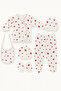 100% Cotton 5-Piece Kkalp Hospital Discharge Set – Baby Bodysuit Set, Hat, Bib, Gloves - 2