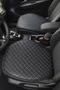 Universal Quilted Leather Car Seat Protector Cushion or Cover with Pocket, Non-Slip - 2