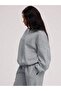 Women's Stand Collar Half Zipper Sweatshirt - 2