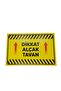 Attention Low Ceiling Warning Sign – Foil Printing on 3 mm Dekota Warning Sign 20 cm × 30cm