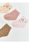 Patterned Baby Girl Socks 5-Piece (W5) - 2