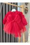 Babyaden Embossed Floral Christmas Christmas Costume Mevlüt Birthday Evening Dress Baby Girl Children's Dress
