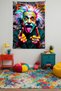 Colorful Wall Covering Film Art Themed Quality Fabric Room Decor Tapestry Wall Carpet - 3