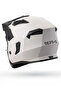 Helix Mat Beyaz-Siyah Modüler Kask - 5
