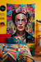 Colorful Wall Covering Film Art Themed Quality Fabric Room Decor Tapestry Wall Carpet - 2