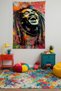 Colorful Wall Covering Film Art Themed Quality Fabric Room Decor Tapestry Wall Carpet - 3
