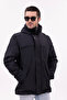 Men's Stone Inside Fleece and Fur Waterproof Winter Coat & Jacket & Parka - 5