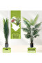 Artificial Plant Areca Palm Tree 160cm High, Fake Plant with Pot, Outdoor, Indoor Artificial Tree - 4