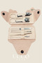Cute Teddy Bear Manicure Set 7 Piece Nail Care Kit. Mini Kit with Keychain - Travel Manicure Set - 6
