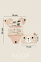 Cute Teddy Bear Manicure Set 7 Piece Nail Care Kit. Mini Kit with Keychain - Travel Manicure Set - 3
