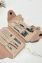 Cute Teddy Bear Manicure Set 7 Piece Nail Care Kit. Mini Kit with Keychain - Travel Manicure Set - 7