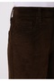 Berry Fit High Waist Wide Leg Women's Brown Trousers - 5
