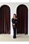 Madonna Collar Buckle Detailed Maxi Length Dress - 5