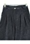 Velvet Pants with Pockets and Wide Legs with Sequin Detail - Anthracite - 6