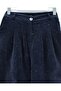 Velvet Pants with Pockets and Wide Legs with Sequin Detail - Navy - 4