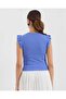 0430 Knitted Blouse - Indigo - 4