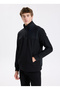 Mock Neck Black Men's Sweatshirt Gu25Mfw08036